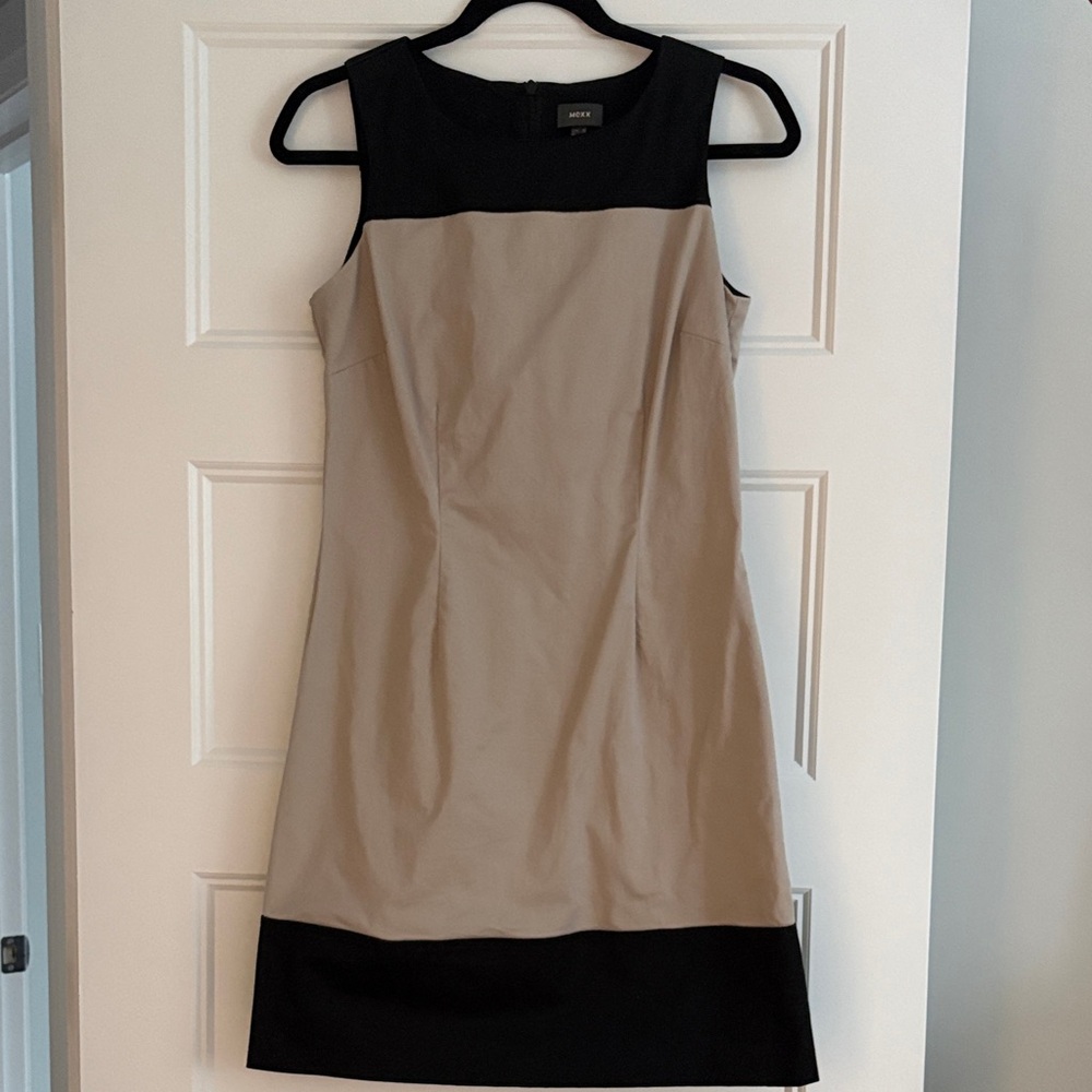 Mexx Black and Tan Mini Dress